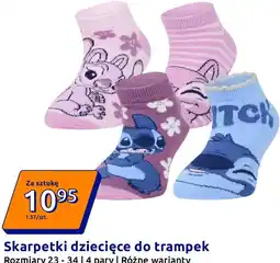 Action Skarpetki dziecięce do trampek oferta