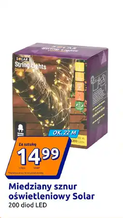 Action Miedziany sznur oświetleniowy Solar oferta