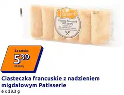 Action Ciasteczka francuskie z nadzieniem migdałowym Patisserie oferta