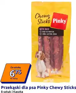 Action Przekąski dla psa Pinky Chewy Sticks 8 sztuk | Kaczka oferta