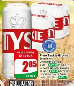 Dino Piwo Tyskie Gronie puszka oferta