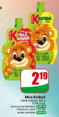 Dino Mus Kubuś różne rodzaje oferta