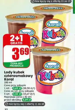 Dino Lody kubek czterosmakowy oferta