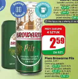 Dino Piwo Browarne Pils puszka oferta