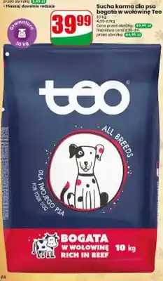 Dino Karma sucha dla psa bogata w wołowinę oferta