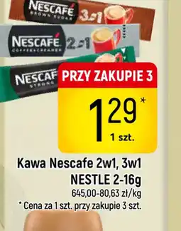 Delikatesy Piotruś Pan Kawa Nescafe 2w1, 3w1 oferta