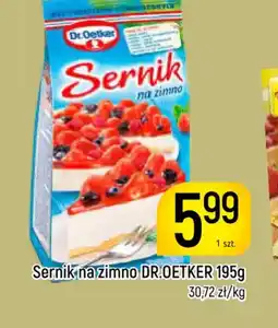 Delikatesy Piotruś Pan Sernik na zimno Dr. Oetker oferta