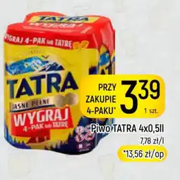 Delikatesy Piotruś Pan Piwo Tatra oferta