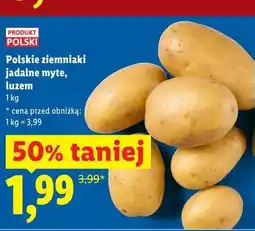 Lidl Polskie ziemniaki jadalne myte, luzem oferta