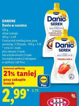 Lidl Danio w saszetce oferta