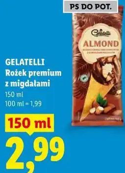 Lidl Rożek premium z migdałami GELATELLI oferta
