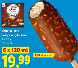 Lidl Lody z migdałami BON GELATI oferta