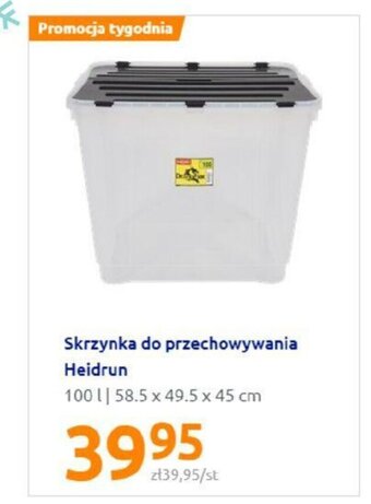Action Skrzynka do przechowywania 100l oferta