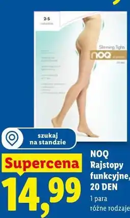 Lidl Rajstopy funkcyjne, 20 DEN NOQ oferta