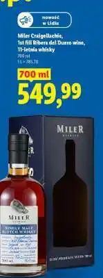 Lidl Miler Craigellachie Whisky oferta
