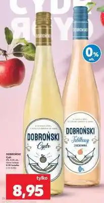 Kaufland DOBROŃSKI Cydr oferta