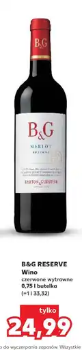 Kaufland B&G RESERVE Wino oferta