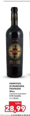 Kaufland PRIMITIVO DI MANDURIA FRAPASSO oferta