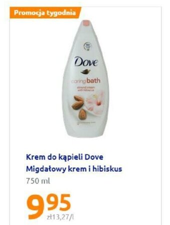 Action Krem do kąpieli Dove Migdałowy krem i hibiskus 750ml oferta