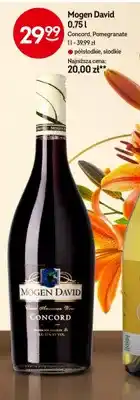 Żabka Wino Mogen David Pomegranate półsłodkie oferta