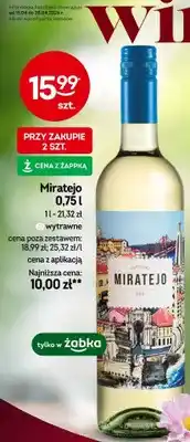 Żabka Wino Miratejo wytrawne oferta
