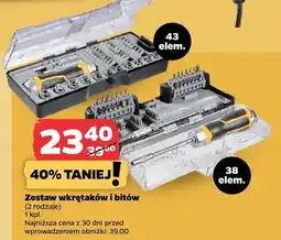 Netto Zestaw wkrętaków i bitów oferta