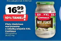 Netto Filety śledziowe marynowane z cebulką wiejskie XXL oferta