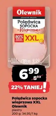 Netto Polędwica sopocka wieprzowa XXL plastry oferta