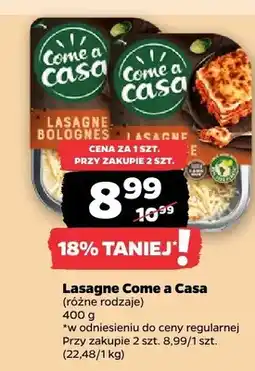 Netto Lasagne Come a Casa różne rodzaje oferta
