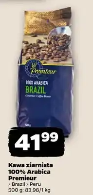Netto Kawa ziarnista 100% Arabica Premieur Brazil Peru oferta