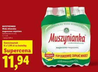 Lidl Woda mineralna magnezowo-wapniowa oferta