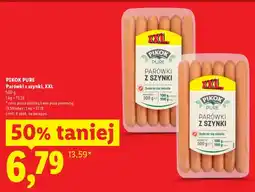 Lidl Parówki z szynki, XXL oferta