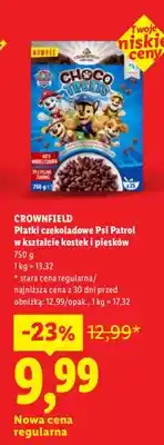 Lidl Płatki czekoladowe Psi Patrol w kształcie kostek i płasków oferta