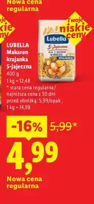 Lidl Makaron krajanka 5-jajeczna nitki oferta