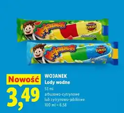 Lidl Lody wodne arbuzowo-cytrynowe lub cytrynowo-jabłkowe oferta