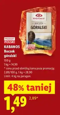 Lidl Boczek góralski oferta