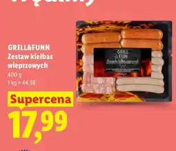 Lidl Zestaw kiełbas wieprzowych oferta