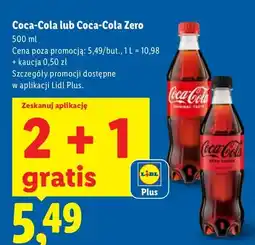 Lidl Napój gazowany Coca-Cola Zero oferta