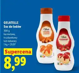 Lidl Sos do lodów karmelowy, truskawkowy lub kakaowy oferta