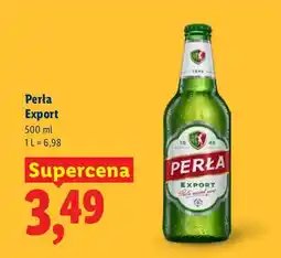 Lidl Piwo Perła Export oferta