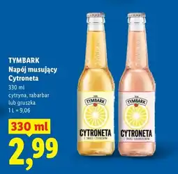Lidl Napój musujący Cytroneta cytryna, rabarbar lub gruszka oferta