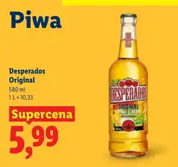 Lidl Piwo Desperados Original oferta