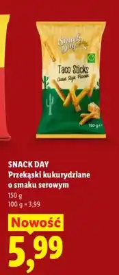 Lidl Przekąski kukurydziane o smaku serowym oferta