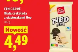 Lidl Biała czekolada z ciasteczkami Neo oferta