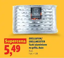 Lidl Tacki aluminiowe na grilla, duże oferta