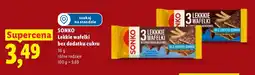 Lidl Lekkie wafelki bez dodatku cukru oferta