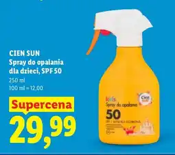 Lidl Spray do opalania dla dzieci, SPF 50 oferta