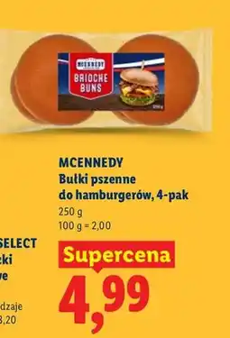 Lidl Bułki sezamowe do hamburgerów, 4-pak oferta