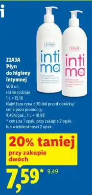 Lidl Płyn do higieny intymnej oferta