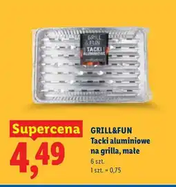 Lidl Tacki aluminiowe na grilla, małe oferta